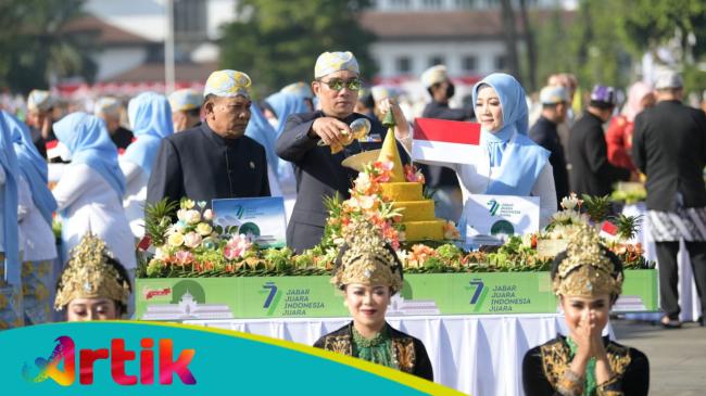 Gelar Tumpeng 77 Sebagai Wujud Syukur Prestasi Yang Diraih Jawa Barat