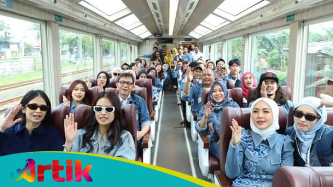 Selenggarakan Travelling By Train 2024 Kai Ajak Influencer Promosikan