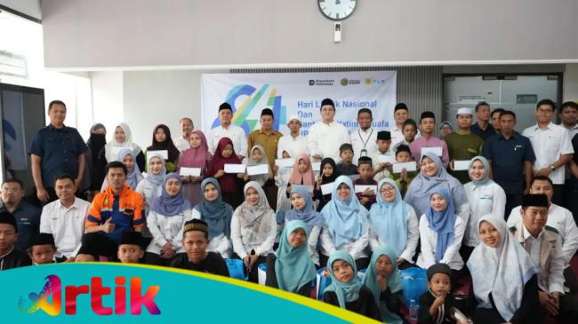 HLN ke-81, PLN UIP2B Jamali melalui UP2B Jawa Timur Berbagi Kebahagiaan dengan Anak Yatim Piatu