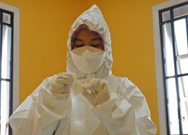 Cegah Potensi Covid -19, Satgas Prokes PON Mimika Lakukan Screening