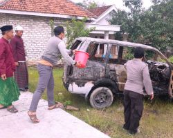 Arus Pendek, Mobil Ketua Ranting NU Somber, Tambelangan Terbakar