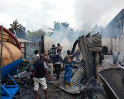 Kebakaran di Papua, Hanguskan 4 Ruko Milik Natalia