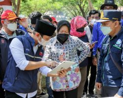 Rawan Bencana, Mensos Cek Lumbung di Tulungagung dan Trenggalek