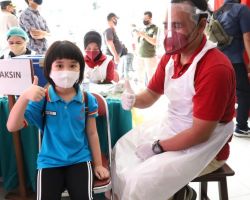 Kapolda Tinjau 115 Titik Vaksinasi Merdeka untuk Anak di Jatim