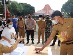 Forkopimda Trenggalek Sidak Minyak Goreng ke Beberapa Toko Grosir