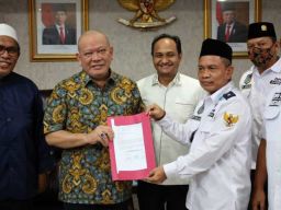 Terkait Peraturan Menteri Keuangan, APDESI Minta Dukungan Ketua DPD RI