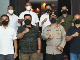 Kapolda dan Kabinda Jatim Tingkatkan Sinergitas di Jawa Timur