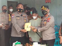 Kejutan Buat Mantan Pasien ODGJ Dari Kapolres Nganjuk