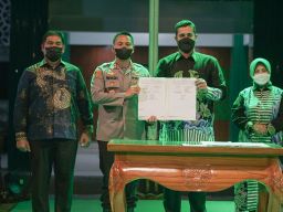 Wakapolda Hadiri Serah Terima Aset Polsubsektor Kanigaran