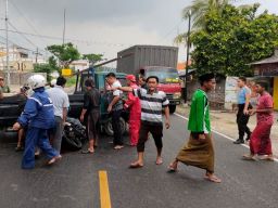 Laka Motor Lawan Pick Up di Sampag, Satu Korban Tewas