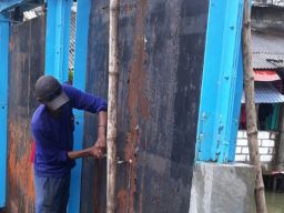 Antisipasi Genangan Air Bengawan Jero, Pintu Dam Margoanyar Dicobot