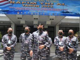 Dankodiklatal Ikuti Rapim TNI AL Tahun 2022