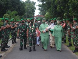 Kodim 0826 Pamekasan Gelar Tradisi Lepas Sambut Komandan