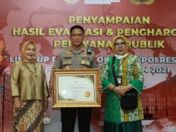 Pelayanan Prima Polrestabes Surabaya, Terima Penghargaan dari KemenPAN-RB