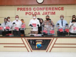 Ditreskrimum Polda Jatim Amankan 4 Mafia Bola Liga 3, Satu DPO