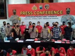 Gerombolan Ranmor dan Begal Ditangkap Polsek jajaran Polrestabes Surabaya