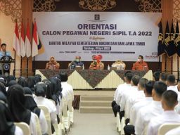 Hari Pertama Masuk Kerja Para Pimti Pratama Berikan Penguatan Kepada CPNS 2022