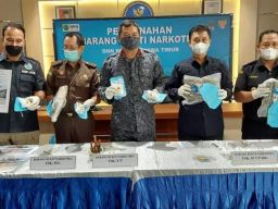 Kadivpas Hadiri Pemusnahan BB Narkotika di BNNP Jatim