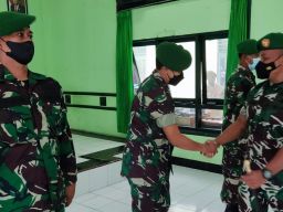 Dandim Surabaya Utara Pimpin Acara Korps Kenaikan Pangkat