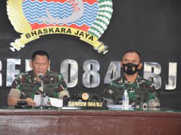 Korem 084 Bhaskara Jaya Gelar Sidang Pankar Usulan kenaikan Pangkat
