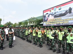 Danrem 084 Bhaskara Jaya Pimpin Apel Gelar Pasukan