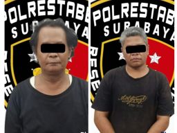 Karena Besi Grill Penutup Saluran Air, Dua Warga Surabaya Diamankan