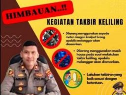 Jelang Lebaran, Begini Himbauan Kapolsek Sokabanah Terkait Takbiran