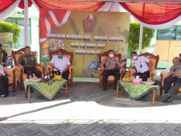 Dandim Surabaya Utara Lounching Penyaluran BLT-Minyak Goreng
