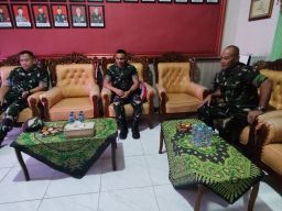 Tim Wasev Komsos Sterad Kunjungi Kodim 0830 Surabaya Utara
