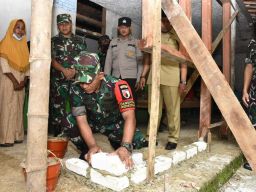 Kasrem 084 Bhaskara Jaya hadiri Launcing Rutilahu dan jambanisasi di Sampang