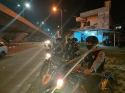 Antisipasi Tawuran, Anak Motor dan Balap Liar Wakasat Samapta Polrestabes Medan Pimpin Patroli