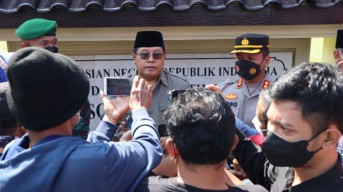 Hari Lahir Pancasila, Polres Blitar Kota Gelar Lomba Kirab Gunungan