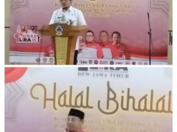 Bupati Bangkalan Beserta Forkopimda Bangkalan Hadiri Acara Halal Bihalal LIRA