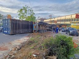 Kecelakaan Maut di Bengkalis, Dua Korban Twas di Tempat, Sopir Truk Kabur