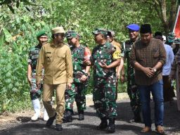Tim Wasev TNI-AD tinjau TMMD ke-113 Kodim 0829 Bangkalan