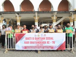 Menyambut Hari Bhayangkara ke-76, Polres Sampang Gelar Baksos di 14 Kecamatan