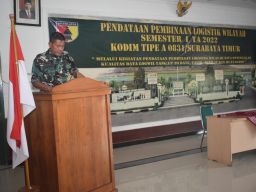 Kodim 0831 Surabaya Timur Pendataan Pembinaan Logistik Wilayah Semester 1 TA 2022