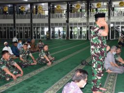 Brigjen TNI Fulad, Lantunkan Azan, di Sela-sela Giat Pos Audit Itjenad