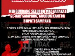 Breaking News, Akankah Bupati Sampang Temui Masa Aksi ?