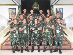 Korem 084/BJ terima kunjungan Pasis Dikreg Binsat CKU Seskoad LXII Ta. 2022