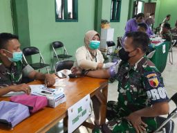 Cek Kondisi Kesehatan Personil Kodim 0826 Pamekasan Gelar Rikes Berkala Tahun 2022
