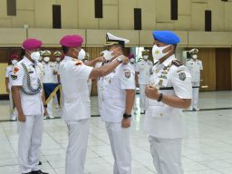 Letnan Jenderal TNI (Mar) Suhartono Pimpin Sertijab Dua Jabatan Strategis Kodiklatal