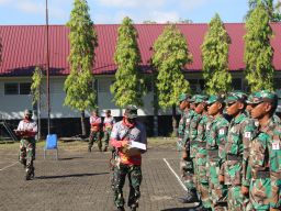 Bentuk Prajurit TNI AL Berkarakter, Satdik-2 Makassar Gelar Lomba PBB