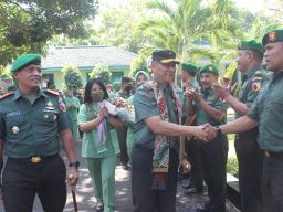 Danrem 084 Bhaskara Jaya Kunjungi Kodim 0826 Pamekasan