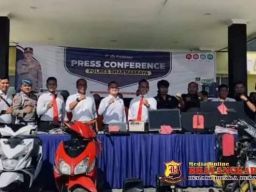 Dua Bulan Saja, di Dharmasraya Terungkap 14 Kasus, Curanmor Hingga Pencabulan