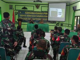 Babinsa Jajaran Kodim Surabaya Utara Terima Sosialisai Penanganan PMK dari DKPP Kota Surabaya