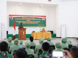 Korem 084 Bhaskara Jaya Gelar Sosialisasi Stunting Terhadap Anak dan PMK pada Hewan