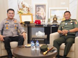 Danrem 084 Bhaskara Jaya Silahturahmi ke Polres Pelabuhan Tanjung Perak Surabaya