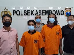 Pelaku Pencuri Besi Penutup Gorong-gorong Diamankan Polisi