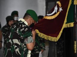 Danrem 084 Bhaskara Jaya, Pimpin Tradisi penerimaan warga baru